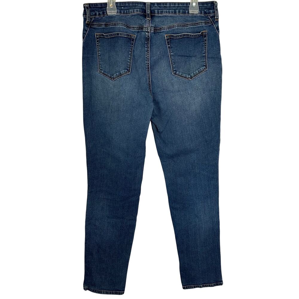 Chico's 2.5 The Platinum Jegging Blue Jeans Size 14 - Picture 6 of 10